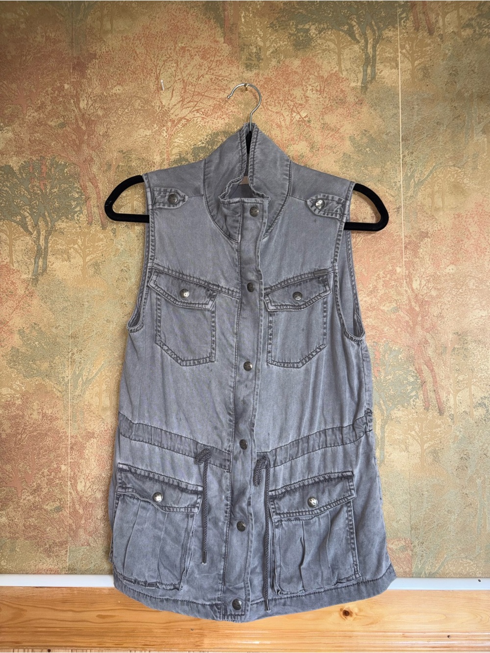 Max Jeans | Grey Utility Vest